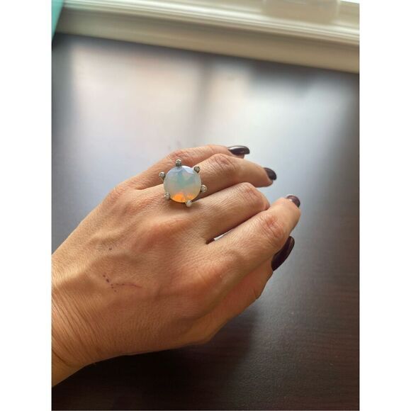 Sterling Silver Opalite Ring - Picture 2 of 8